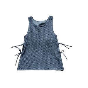 Like New Electric & Rose Gray Open Side Tank Top Small Built In Bra